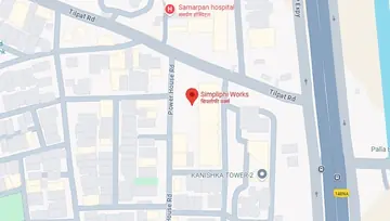 Location of Simpliphi Works Ashoka Enclave 1 Co-Working space in Sector 34, Faridabad - Image 298275