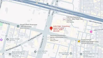 Location of Ardor Edge Shagun Arcade Co-Working space in Vijay Nagar, Indore - Image 298391