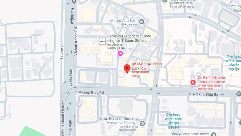 Location of Coworking Space in Akasa Eldeco Corporate Tower, Vibhuti Khand - Image 298427