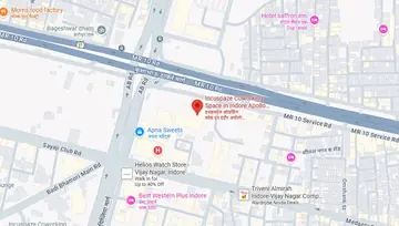 Location of Incuspaze Apollo Premier Co-Working space in Vijay Nagar, Indore - Image 298495