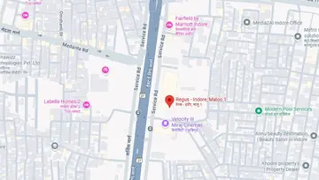 Location of Regus Maloo 1 Co-Working space in Vijay Nagar, Indore - Image 298580