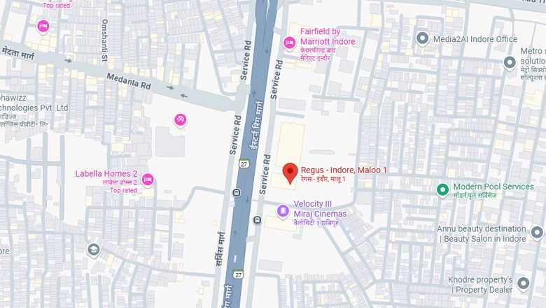 Location of Coworking Space in Regus Maloo 1, Vijay Nagar - Image 298580