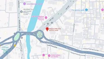 Location of Regus Unity One Co-Working space in Sarvanad Nagar, Indore - Image 298589
