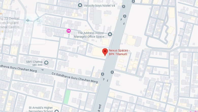 Location of Coworking Space in Nexus BPK Titanium, Vijay Nagar - Image 298621