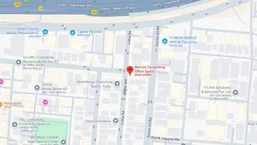 Location of Worcoz A24 Co-Working space in Sector 63, Noida - Image 299188