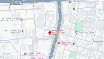 Location of Vision Spaces BBD Viraj Tower Co-Working space in Gomti Nagar, Lucknow - Image 299318