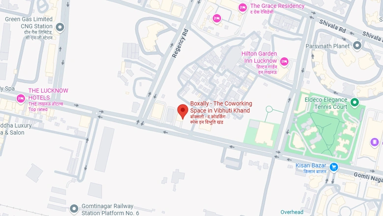 Location of Coworking Space in Boxally The Coworking Space, Gomti Nagar - Image 298854