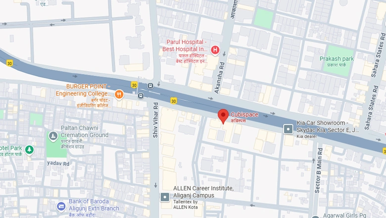 Location of Coworking Space in Cubispace JSV Hyundai Building, Gomti Nagar - Image 298871