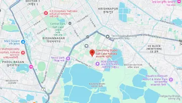 Location of Coworking Studio Raj Premiere Co-Working space in Bidhan Nagar, Kolkata - Image 298918