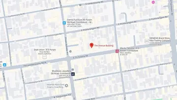 Location of MyBranch The Avenue Co-Working space in RS Puram, Coimbatore - Image 298965