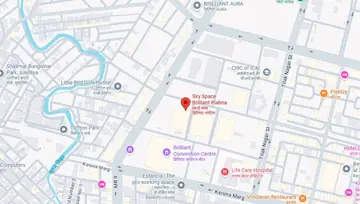 Location of Sky Space Brilliant Platina Co-Working space in Vijay Nagar, Indore - Image 298935