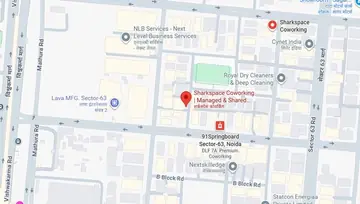 Location of Sharkspace A 135 Co-Working space in Sector 63, Noida - Image 298999
