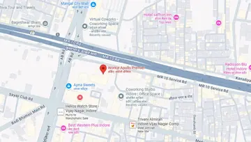 Location of Workie Apollo Premier Co-Working space in Vijay Nagar, Indore - Image 299073
