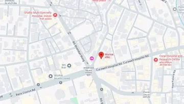Location of Workie Tower SP 365 Building Co-Working space in Vijay Nagar, Indore - Image 299128