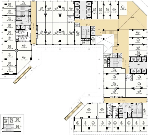 Floor Plan of Fairfox EON in Sector 140A, Noida - Image 299218