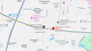 Location of Oplus Cowork Braj Saroj Complex Co-Working space in Lohia Nagar, Patna - Image 299209