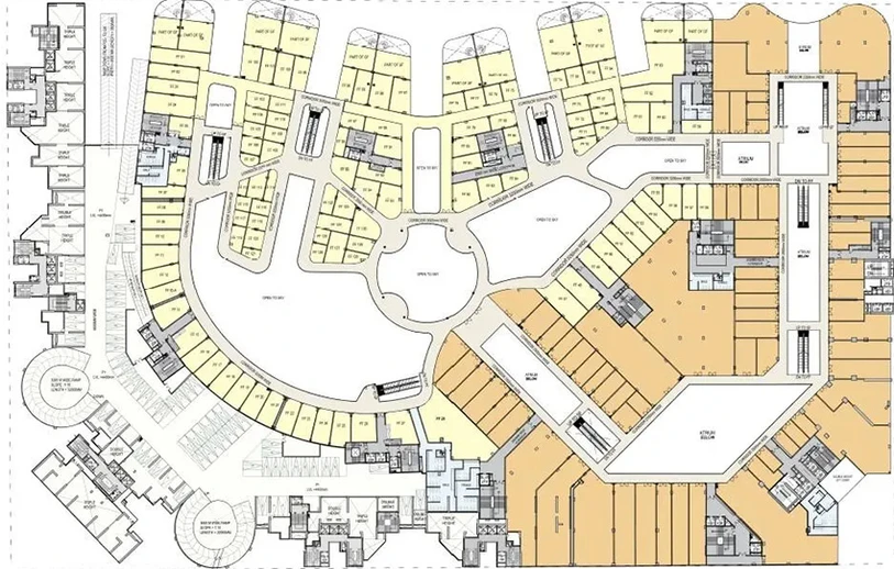 Floor Plan of Commercial M3M The Cullinan in Sector 94, Noida - Image 299288