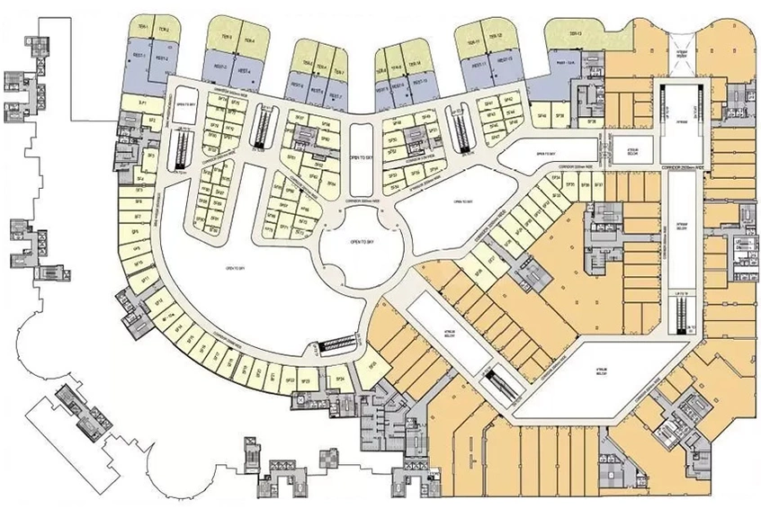 Floor Plan of Commercial M3M The Cullinan in Sector 94, Noida - Image 299287