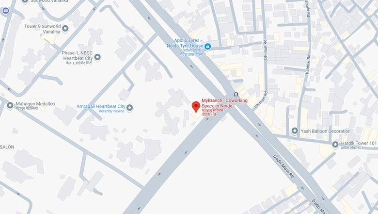 Location of Coworking Space in MyBranch Chandra Heights, Sector 107 - Image 299369