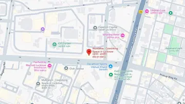 Location of WorkMire Experio Co-Working space in Gomti Nagar, Lucknow - Image 299389