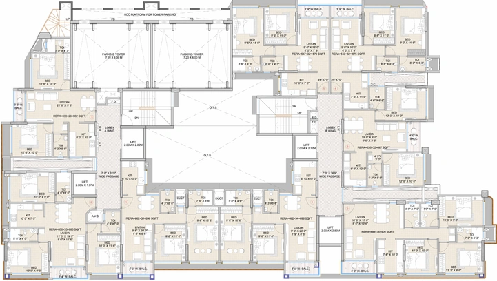 Floor Plan of Swastik Legacy in Chembur East, Mumbai - Image 299431