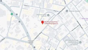 Location of My Place 5 Co-Working space in Butler Colony, Lucknow - Image 299435