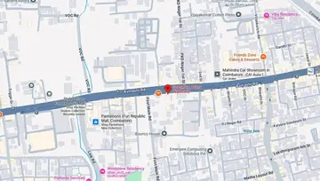 Location of SpazeOne Arima Wakefield Co-Working space in Periyar Nagar, Coimbatore - Image 299463