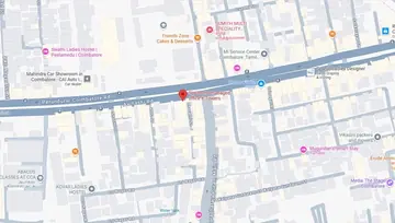 Location of SpazeOne K Tower Co-Working space in Peelamedu, Coimbatore - Image 299478