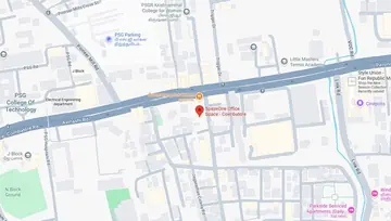 Location of SpazeOne Pricol Caldeon Square Co-Working space in Peelamedu, Coimbatore - Image 299487
