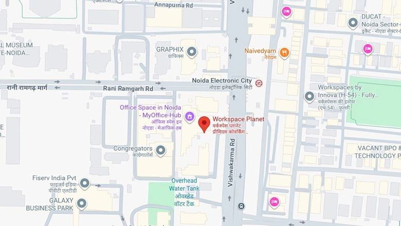 Location of Coworking Space in Workspace Planet The Corenthum, Sector 62 - Image 300343