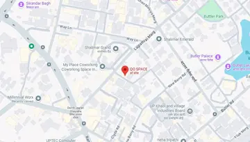 Location of Qo Space Suraj Deep Complex Co-Working space in Butler Colony, Lucknow - Image 299687