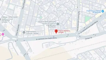 Location of The Co-workers Co-Working space in Gomti Nagar, Lucknow - Image 299695
