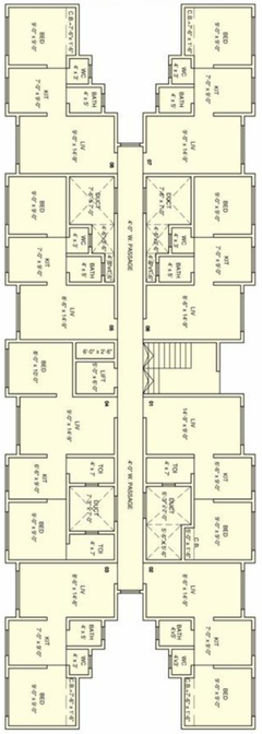 Floor Plan of Star Roshan City in Palghar, Palghar - Image 20112