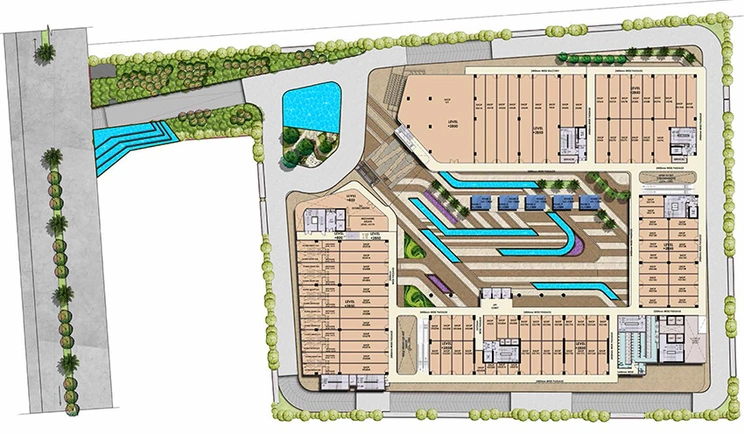 Master Plan of SPJ Vedatam in Sector 14, Gurgaon - Image 299783