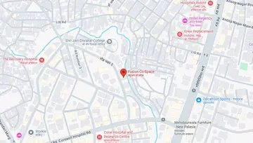 Location of Fusion Co-Space Classic Gold Co-Working space in Vijay Nagar, Indore - Image 299938