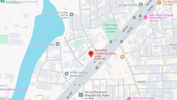 Location of Karyasthal Coworking Space Co-Working space in Yeshwant Colony, Indore - Image 299948