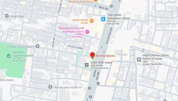 Location of My Stay Spaces Vishal Cube Co-Working space in Vijay Nagar, Indore - Image 299962