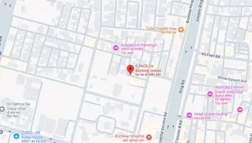 Location of S.PACE Co Working Co-Working space in Vijay Nagar, Indore - Image 299975