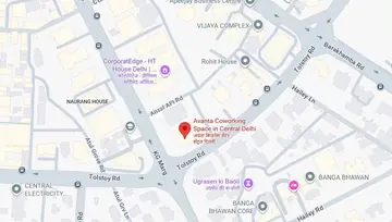 Location of Avanta Business Centre Ambadeep Building Co-Working space in Connaught Place, New Delhi - Image 300017