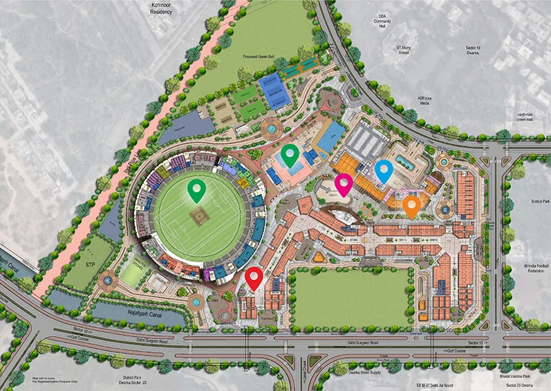 Master Plan of The Omaxe State in Dwarka, New Delhi - Image 300062
