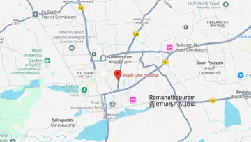 Location of Mikro Grafeio Elysium Towers Co-Working space in Race Course, Coimbatore - Image 300076