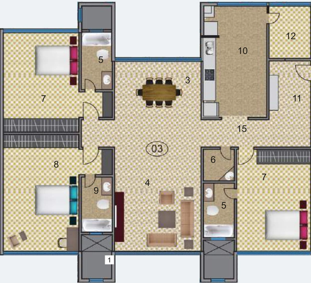3 BHK Flat in Satyam Springs in Chembur East, Mumbai - Image 861894