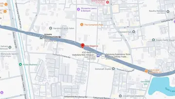 Location of Regus Elite Elegance Co-Working space in Gotri, Vadodara - Image 300219
