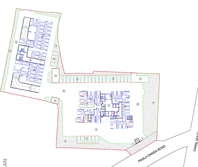 Master Plan of Purti Anaaya in Beleghata, Kolkata - Image 300312