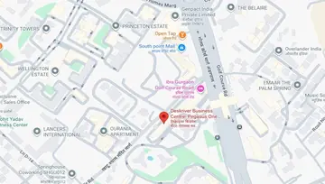 Location of Deskriver Pegasus One Co-Working space in Golf Course Road, Gurgaon - Image 300348