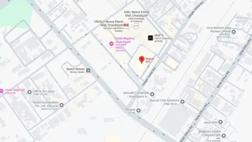 Location of Regus Elante Mall Co-Working space in Phase 1, Chandigarh - Image 300608