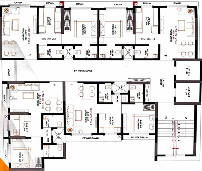 Floor Plan of Vishwambhar Nageshwar in Dahisar West, Mumbai - Image 300803