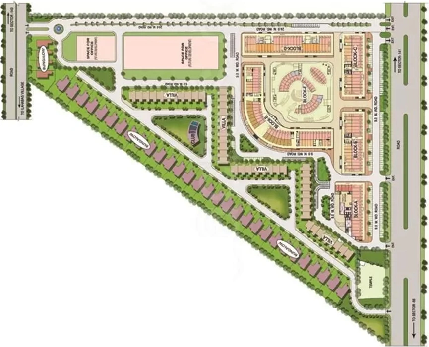 Master Plan of CBS World One in Sector 90, Noida - Image 301185