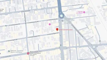 Location of Aztech RS Puram Co-Working space in RS Puram, Coimbatore - Image 301389