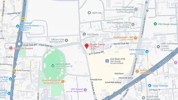 Location of Aztech Elysium Towers Co-Working space in ATT Colony, Coimbatore - Image 301424
